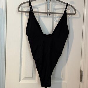 Black One-Piece Swimsuit